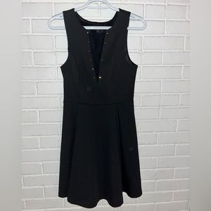 Express A-Line Black Sleeveless Dress, size small